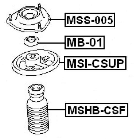MSHB-CSF - Protective Cap/Bellow, shock absorber 