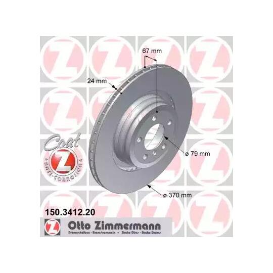 150.3412.20 - Brake Disc 