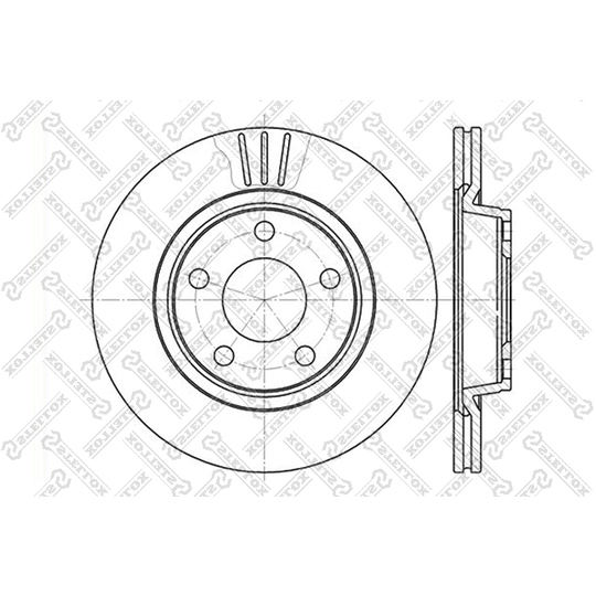 6020-4762V-SX - Brake Disc 