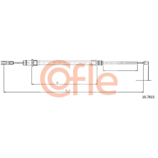 10.7815 - Cable, parking brake 