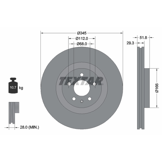 92160205 - Brake Disc 