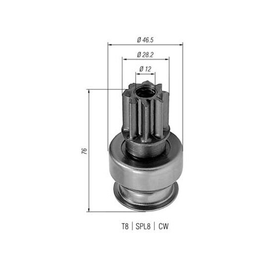 940113020218 - Starter pinion 