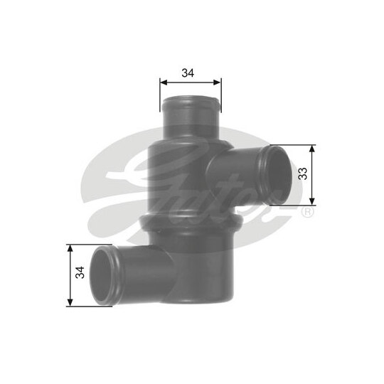 TH14580 - Thermostat, coolant 
