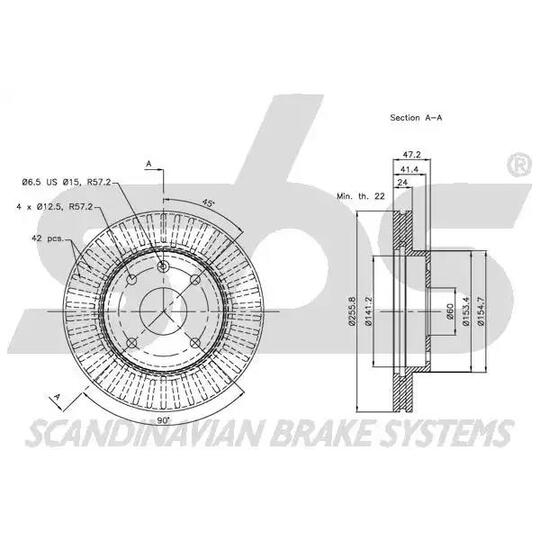 1815205010 - Brake Disc 