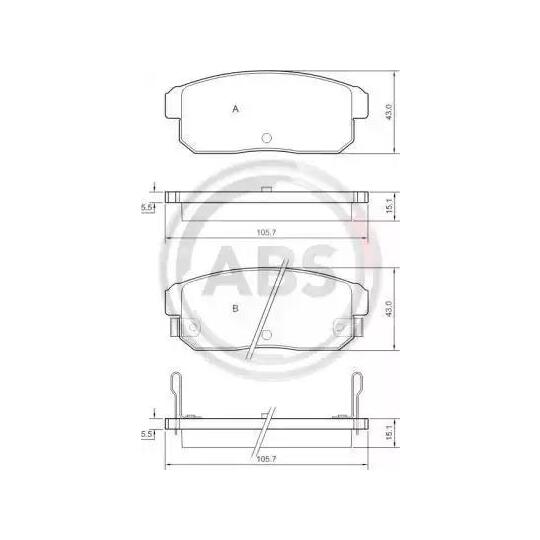 37473 - Brake Pad Set, disc brake 