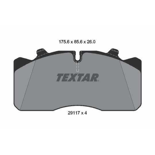 2911701 - Brake Pad Set, disc brake 