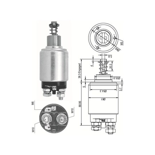 940113050110 - Solenoid Switch, starter 