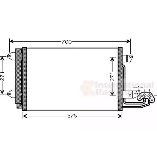 58005269 - Condenser, air conditioning 