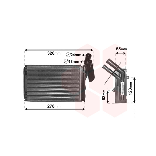 43006048 - Heat Exchanger, interior heating 