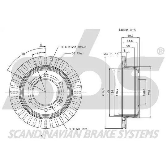 1815202266 - Brake Disc 