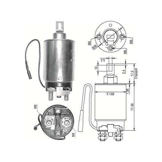 940113050289 - Solenoid Switch, starter 