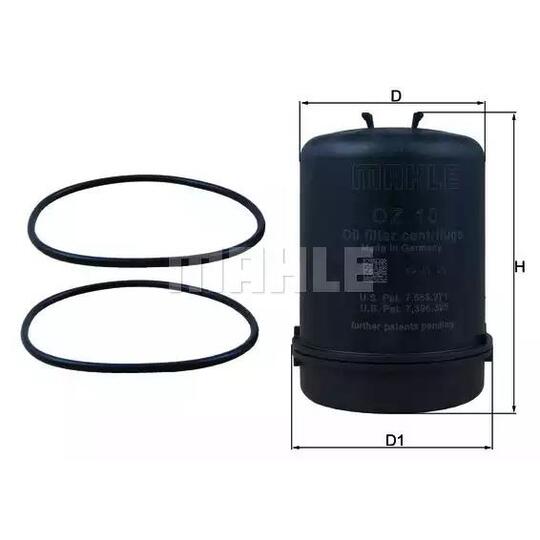 OZ 10D - Oil filter 