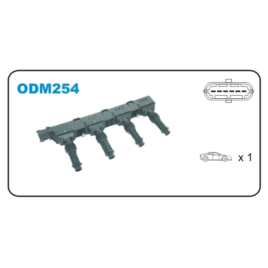 ODM254 - Ignition coil 