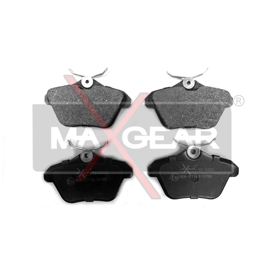 19-0433 - Brake Pad Set, disc brake 