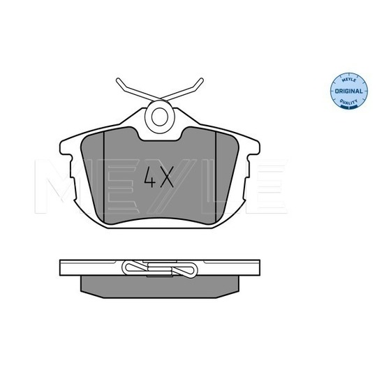 025 218 6115 - Brake Pad Set, disc brake 