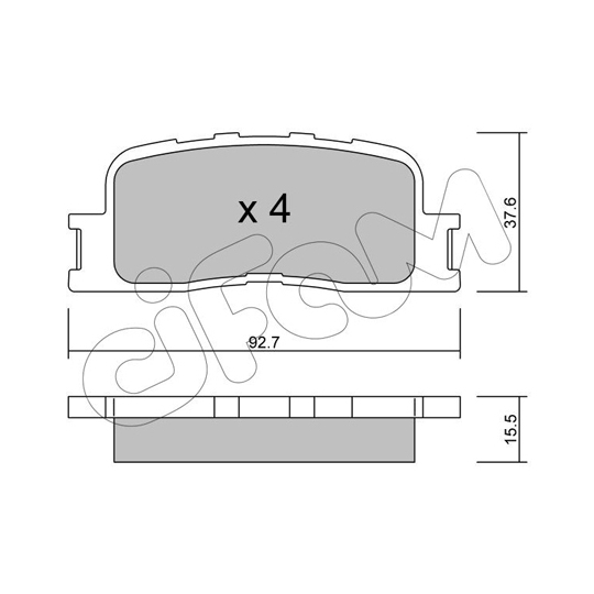 822-753-0 - Brake Pad Set, disc brake 