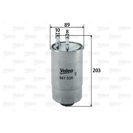587536 - Fuel filter 