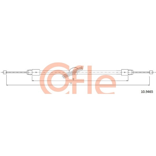 10.9465 - Cable, parking brake 