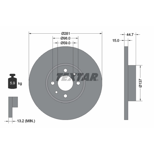 92097400 - Brake Disc 