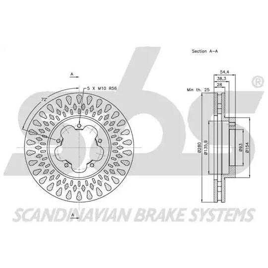 1815202575 - Brake Disc 