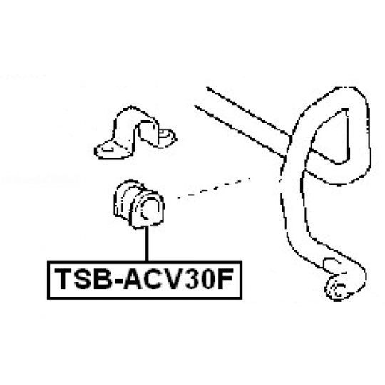 TSB-ACV30F - Stabiliser Mounting 