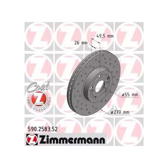 590.2583.52 - Brake Disc 