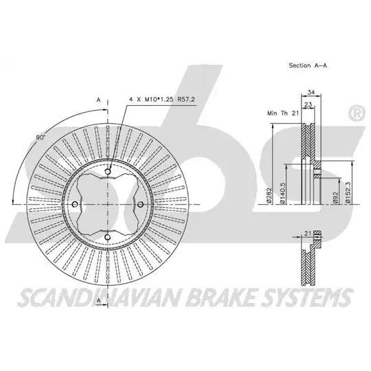 1815209940 - Brake Disc 