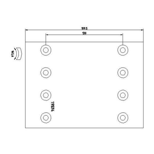 1957431 - Brake Lining Kit, drum brake 