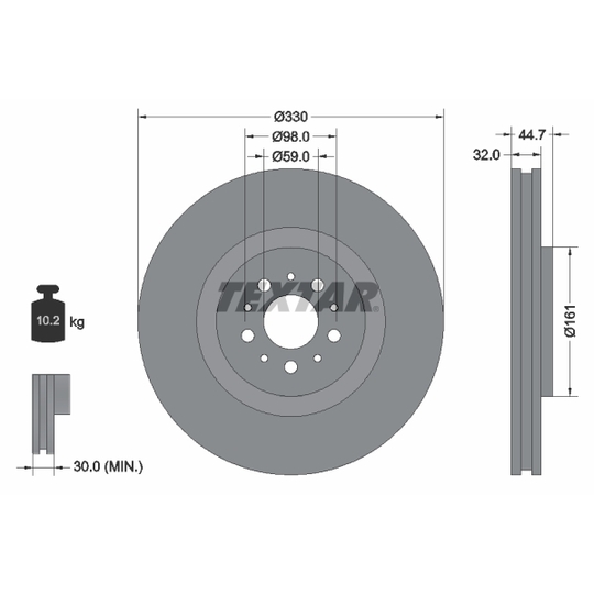 92119600 - Brake Disc 