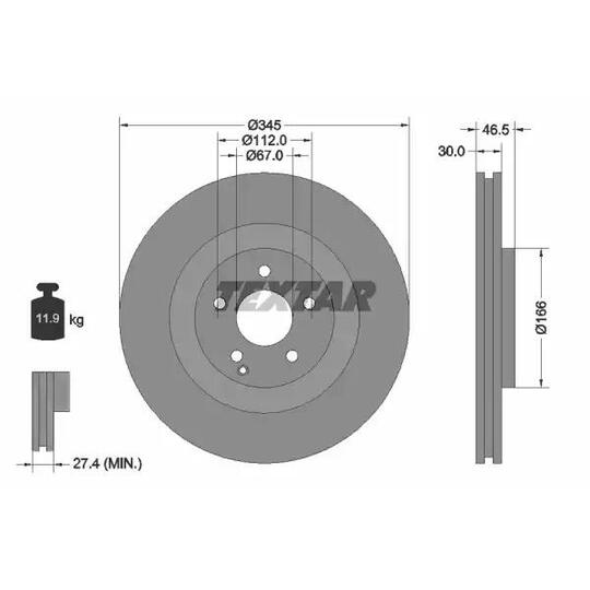 92123600 - Brake Disc 