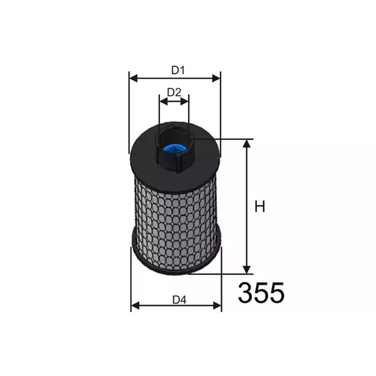 F116 - Fuel filter 