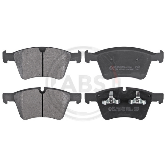 37605 - Brake Pad Set, disc brake 