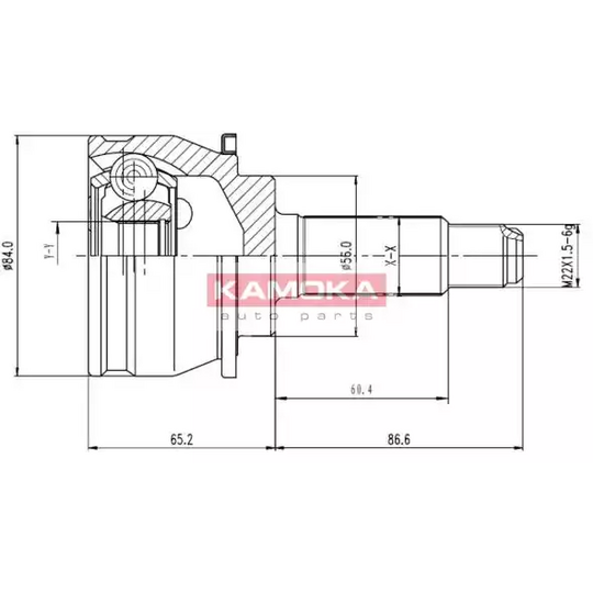 6458 - Joint Kit, drive shaft 