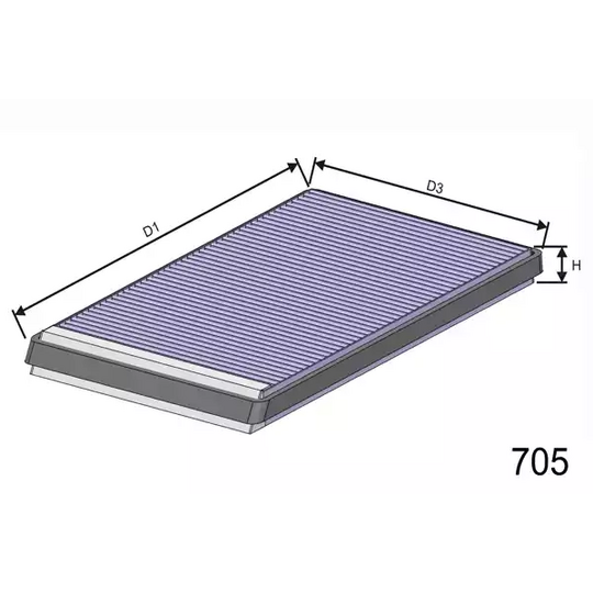 HB116C - Filter, salongiõhk 