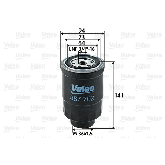 587702 - Fuel filter 