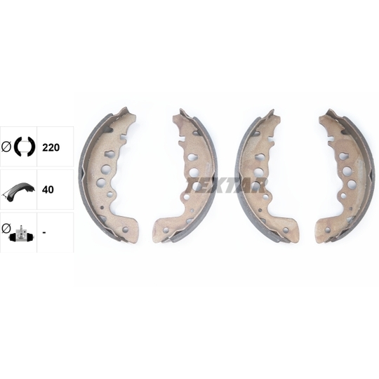 91057600 - Brake Shoe Set 