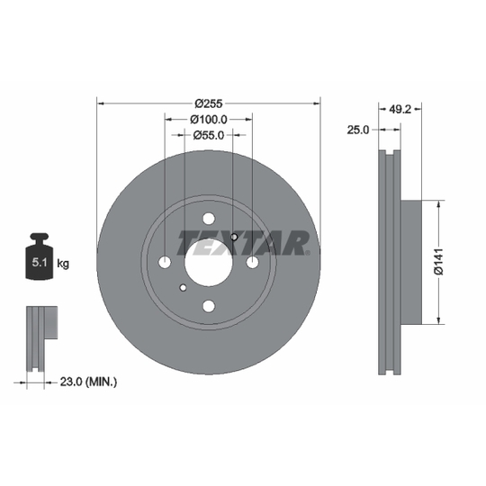 92261200 - Brake Disc 