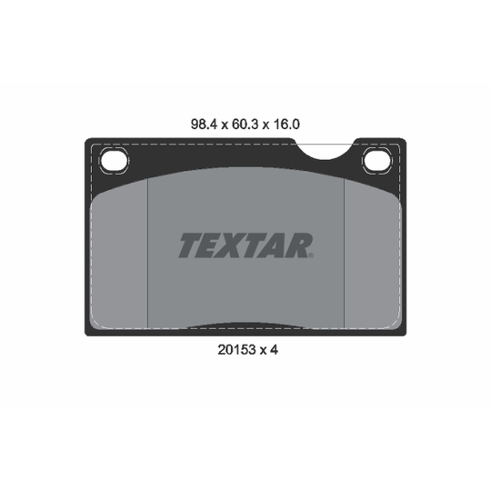 2015302 - Brake Pad Set, disc brake 