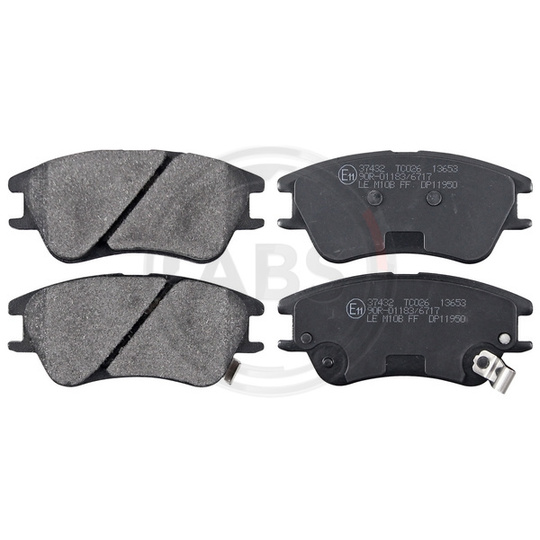 37432 - Brake Pad Set, disc brake 