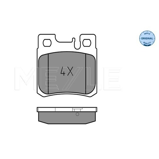 025 211 9715 - Brake Pad Set, disc brake 