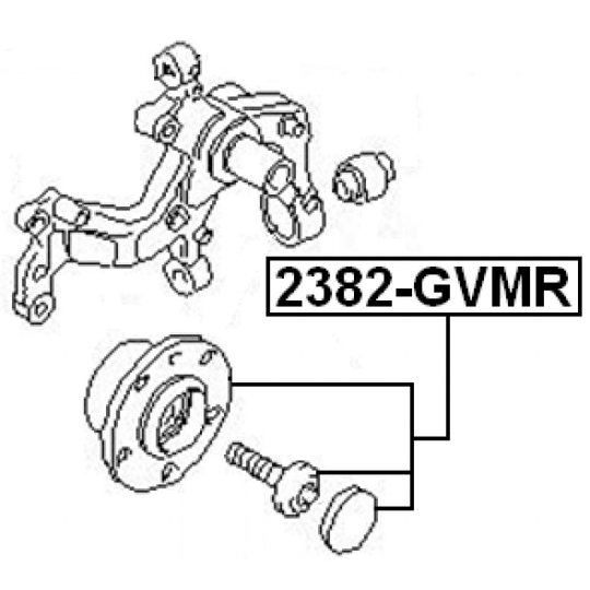 2382-GVMR - Wheel hub 