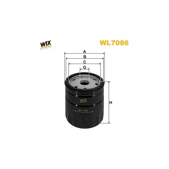 WL7086 - Oil filter 