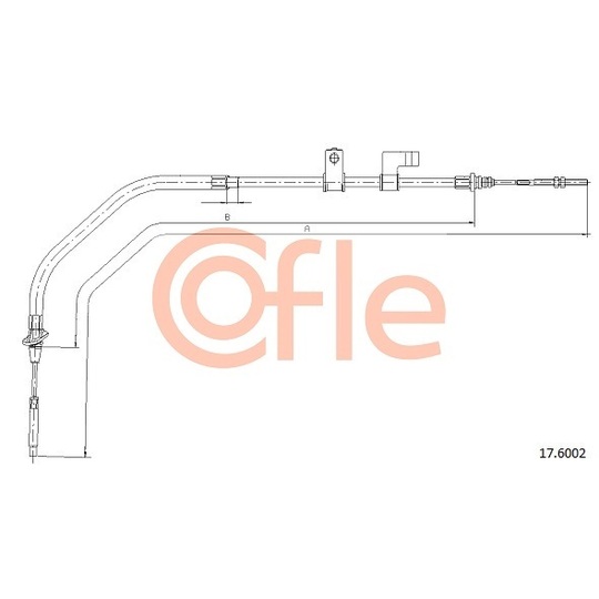 17.6002 - Cable, parking brake 