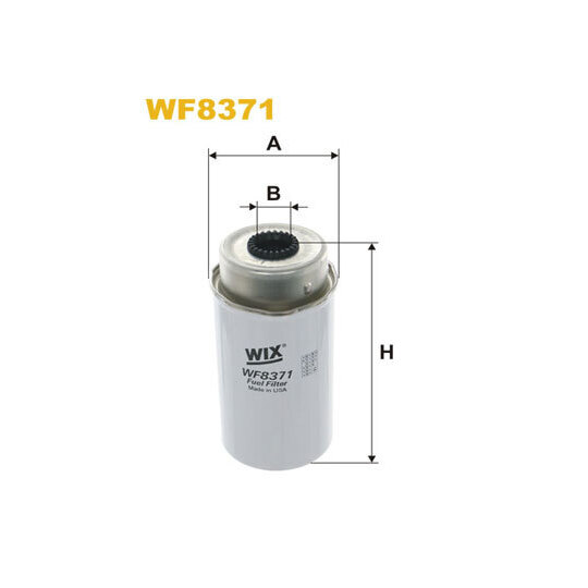 WF8371 - Bränslefilter 