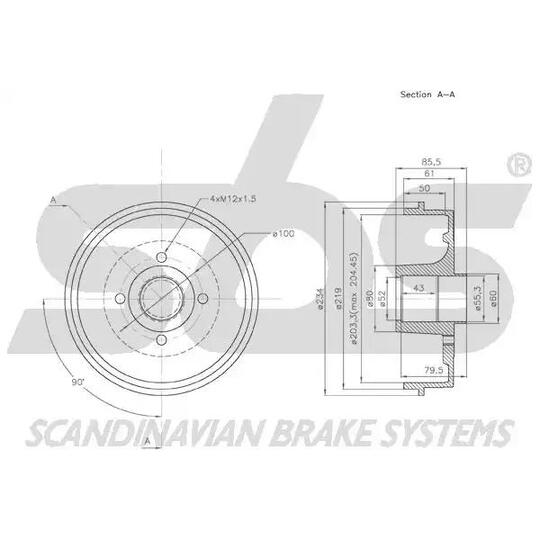 1825253915 - Brake Drum 