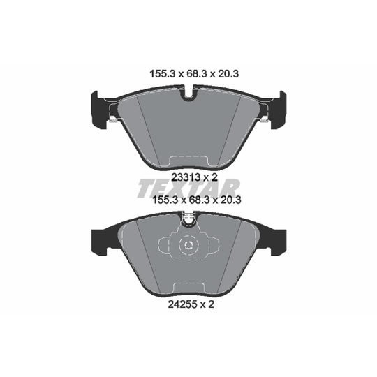 2331301 - Brake Pad Set, disc brake 