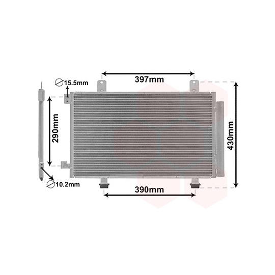 52005090 - Condenser, air conditioning 