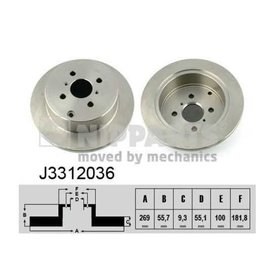 J3312036 - Brake Disc 