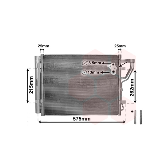 82005189 - Condenser, air conditioning 