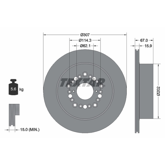 92150400 - Brake Disc 